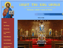 Tablet Screenshot of christ-the-king-ucc.org